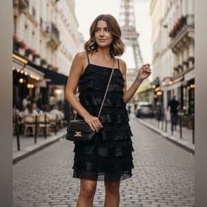 Vintage adrianna tiered 100% silk dress y2k FEB sale